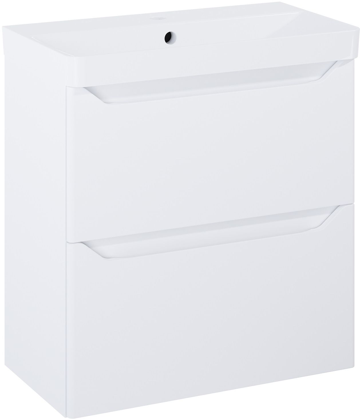 Elita Helo wastafel met kast 60.8 cm wit RE020600205290