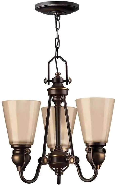 Elstead Lighting Mayflower hanglamp 3x60 W bruin HK-MAYFLOWER3