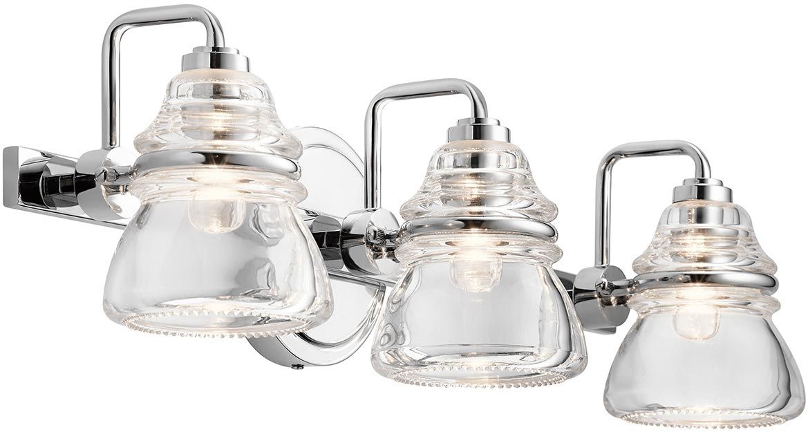 Elstead Lighting Talland wandlamp 3x3 W chroom KL-TALLAND3-PC-BATH