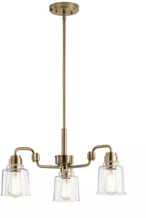 Elstead Lighting Aivian hanglamp 3x60 W messing KL-AIVIAN3-WBR
