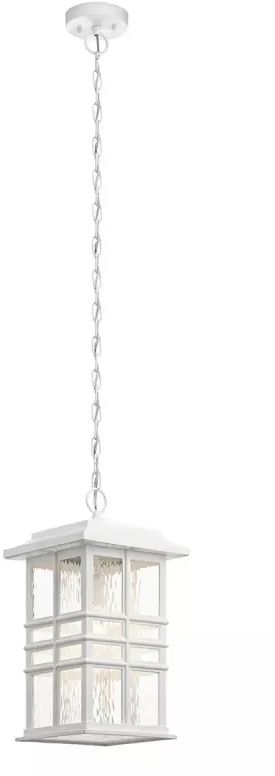 Elstead Lighting Beacon Square hanglamp 1x60 W wit KL-BEACON-SQUARE8-WHT