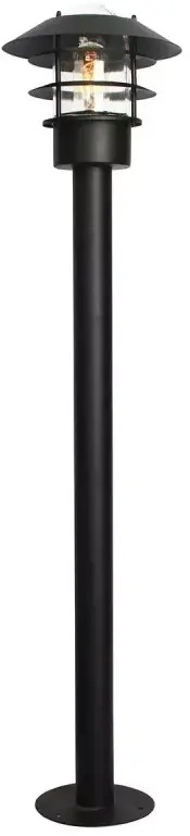 Elstead Lighting Helsingor staanlamp voor buiten 1x60 W zwart HELSINGOR-BOL-BK