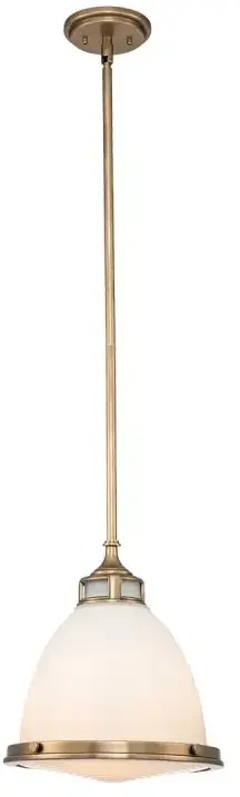 Elstead Lighting Amelia hanglamp 1x60 W messing HK-AMELIA-P-M-HB