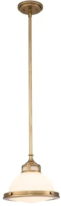 Elstead Lighting Amelia hanglamp 1x60 W messing HK-AMELIA-P-S-HB