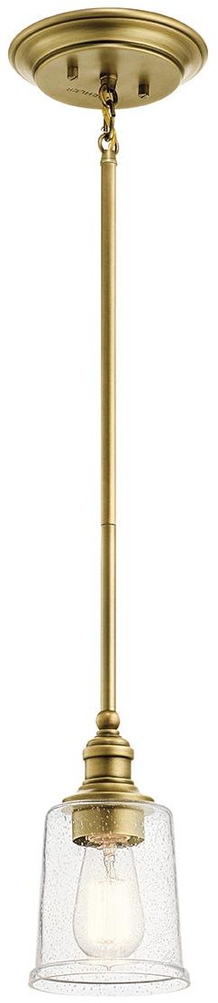 Elstead Lighting Waverly hanglamp 1x60 W messing KL-WAVERLY-MP-NBR