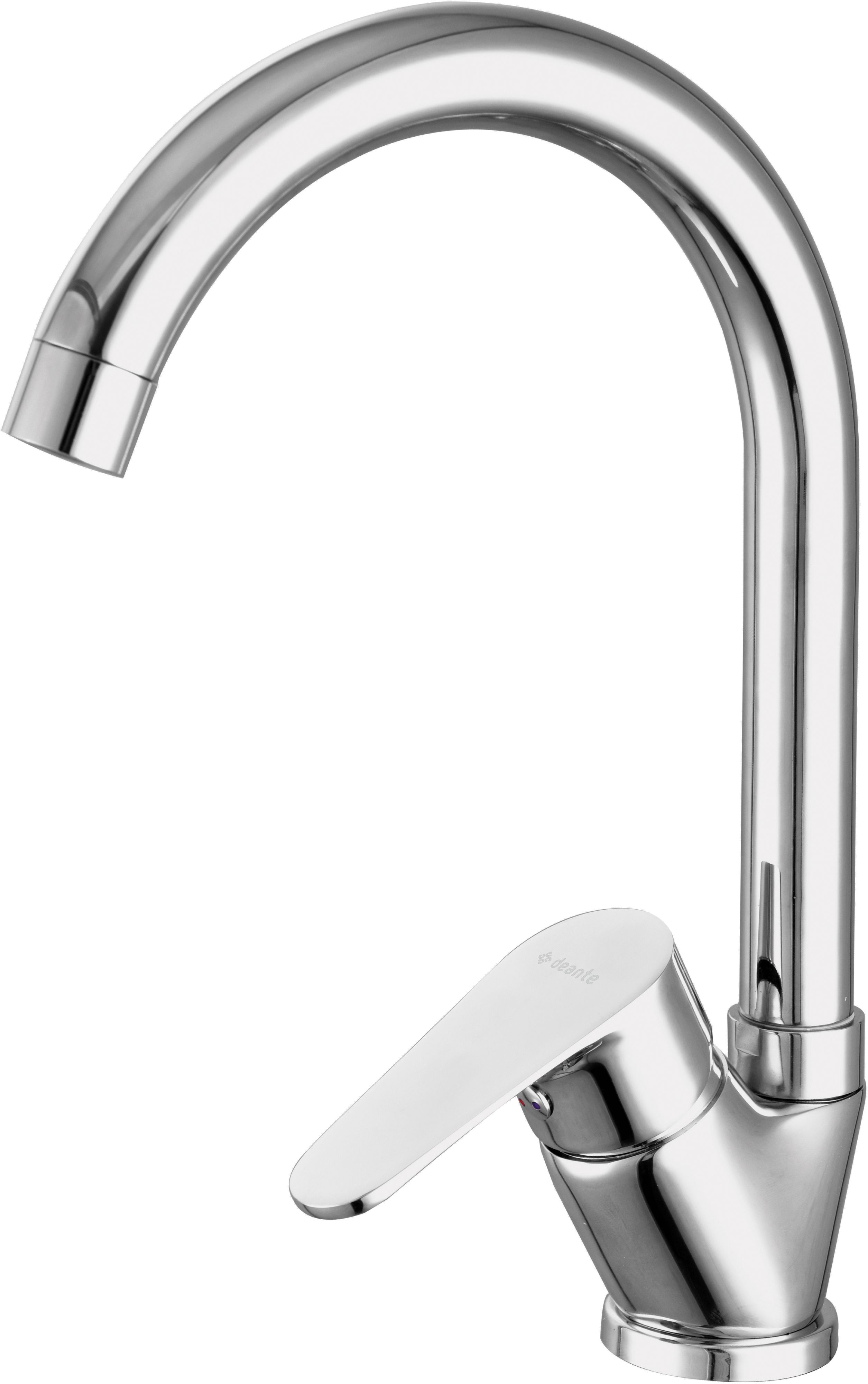 Deante Chaber keukenkraan staand chroom BGCE062M