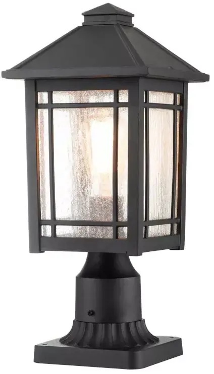 Elstead Lighting Cedar Point staanlamp voor buiten 1x60 W zwart QZ-CEDAR-POINT3-M-BK