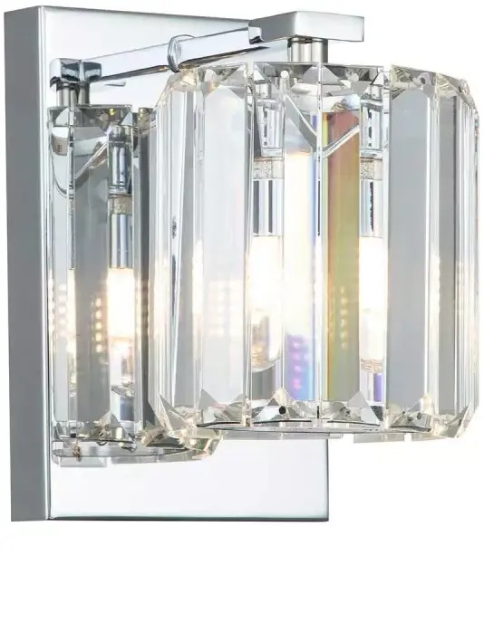 Elstead Lighting Divine wandlamp 1x3 W chroom QZ-DIVINE1-PC-BATH