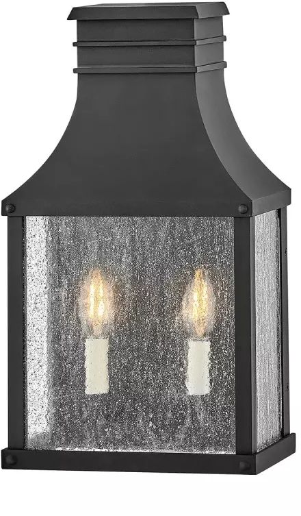 Elstead Lighting Beacon Hill buitenwandlamp 2x40 W zwart HK-BEACON-HILL7-MB