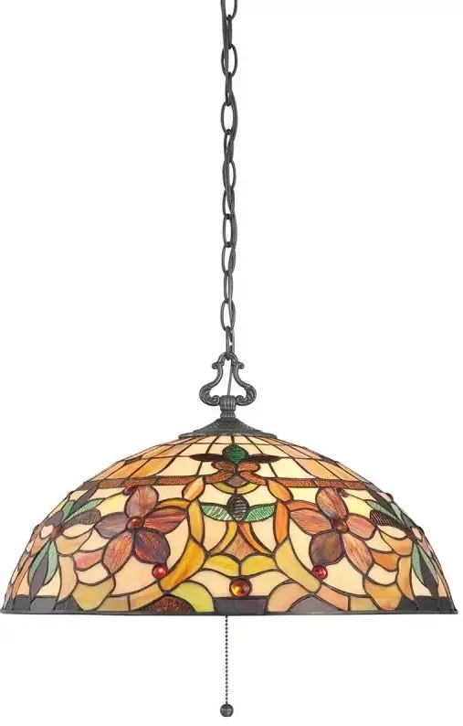 Elstead Lighting Kami hanglamp 3x60 W bruin QZ-KAMI-P