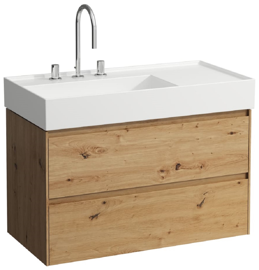 Laufen Lani kast 88x45x51.5 cm hangend onder de wastafel eik H4039521122671