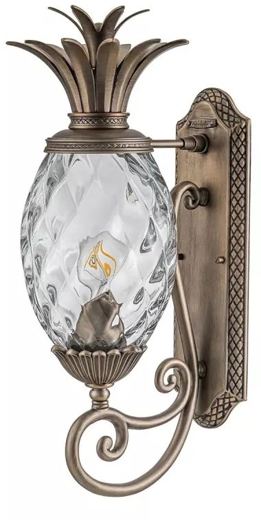 Elstead Lighting Plantation buitenwandlamp 1x40 W bruin HK-PLANTATION-M-BU