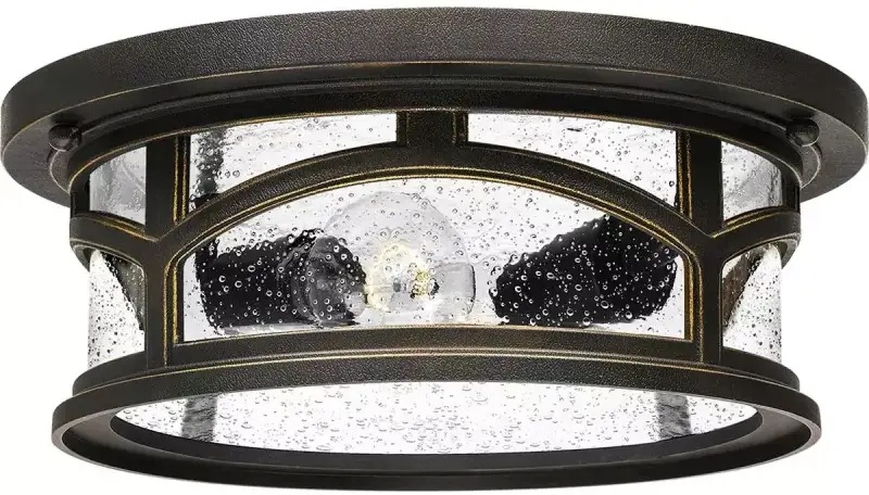 Elstead Lighting Marblehead extern plafond 2x60 W bruin QZ-MARBLEHEAD-F