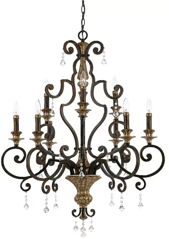 Elstead Lighting Marquette hanglamp x60 W bruin QZ-MARQUETTE9
