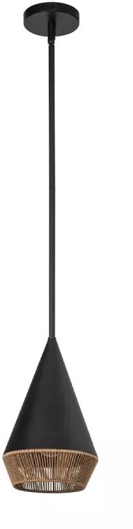 Elstead Lighting Daphne plafondlamp 1x60 W zwart ALM-DAPHNE-P-S-MB