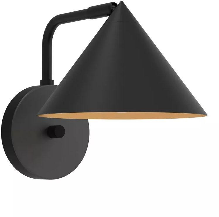 Elstead Lighting Remy wandlamp 1x60 W zwart ALM-REMYCK-1WB-BK