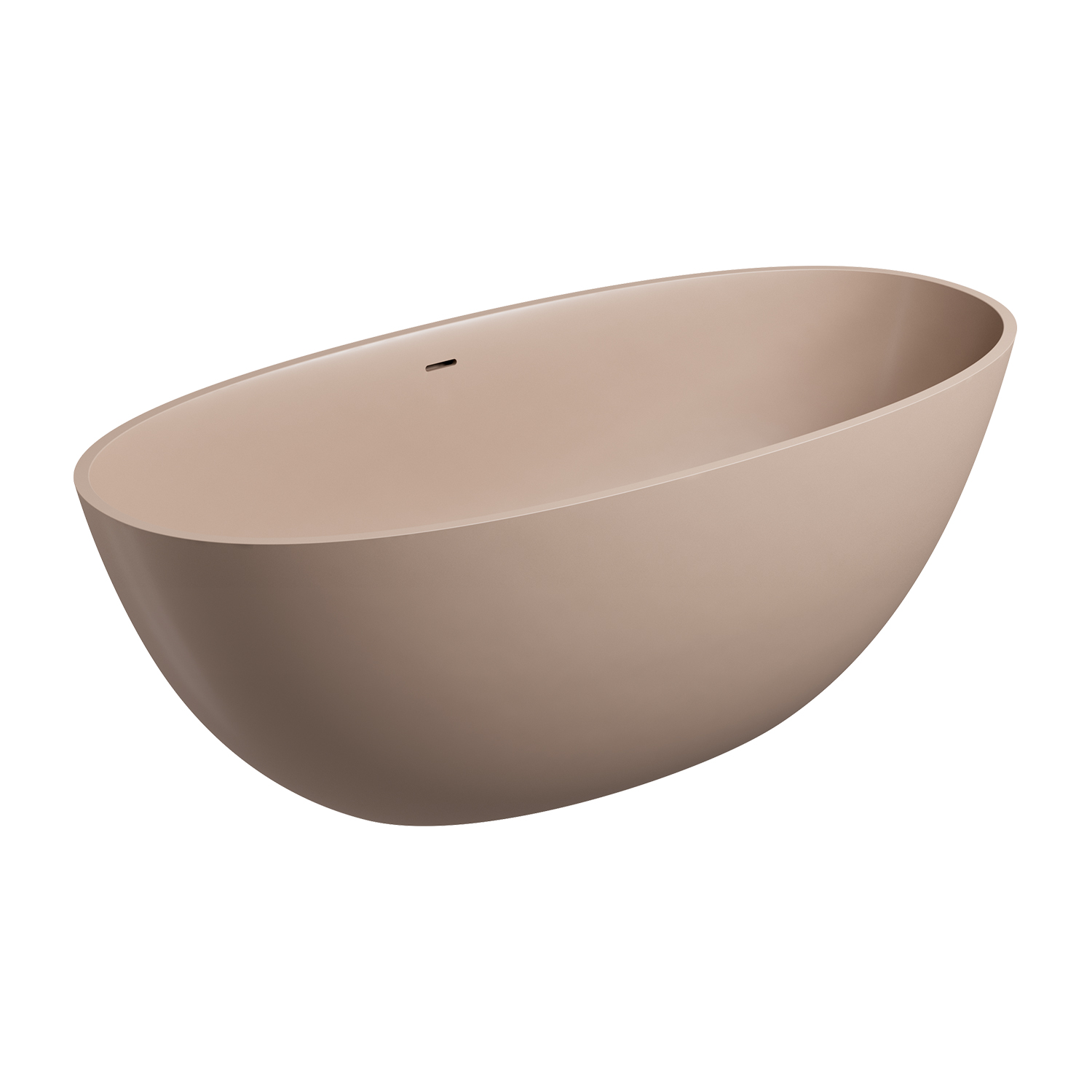 Omnires Shell M+ vrijstaand bad 160x75 cm ovaal SHELLWWZPDB