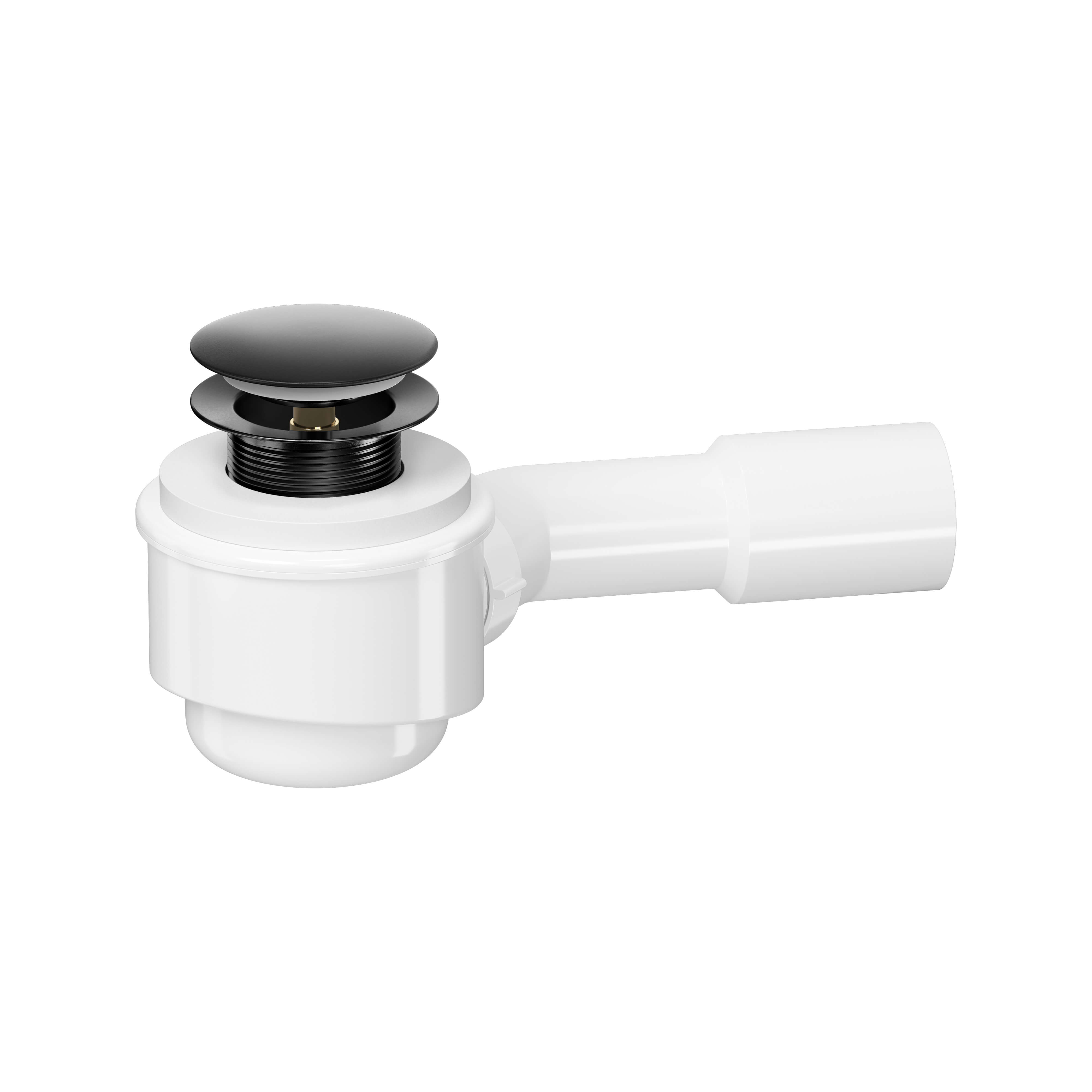 Cersanit Universal badkuipsifon zwart S931-039