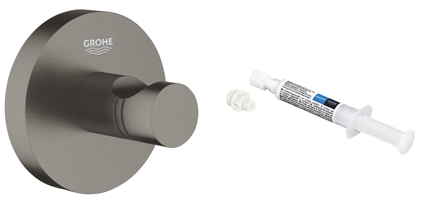 Set handdoekhanger Grohe Start 41173AL0, lijm Grohe QuickGlue 41127000