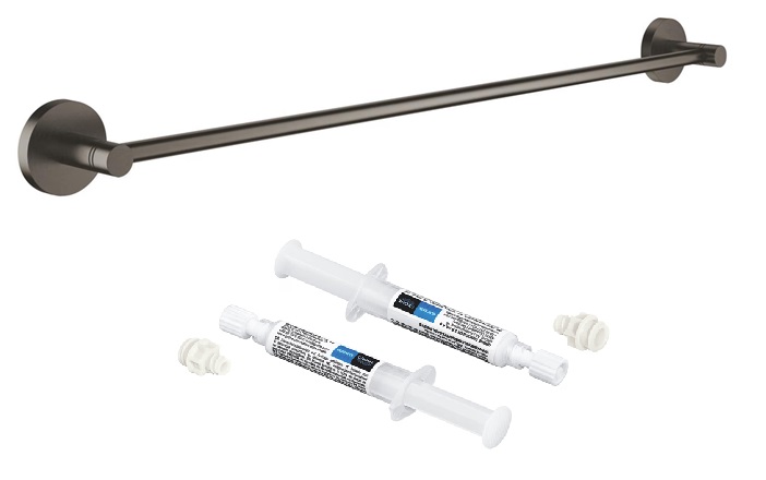 Set handdoekhanger Grohe Start 41178AL0, lijm Grohe 41128000