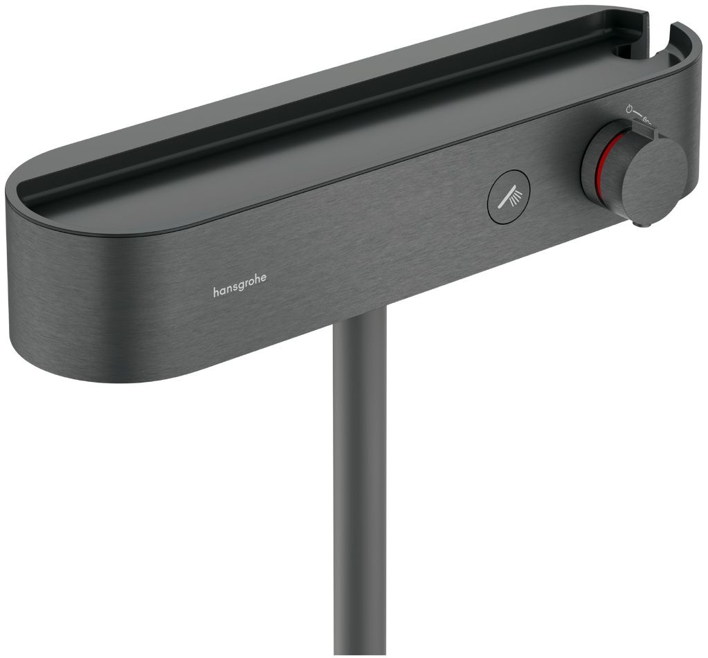 Hansgrohe ShowerTablet Select douchekraan wand met thermostaat chroom-zwart 24360340