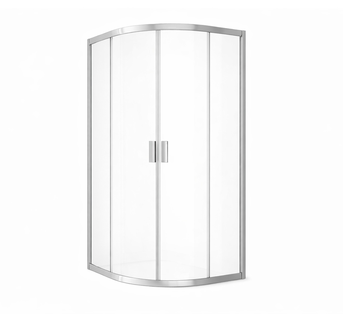 Ravak Blix douchecabine 80x80 cm halfrond chroom glans/helder glas 3B240C00Z1B