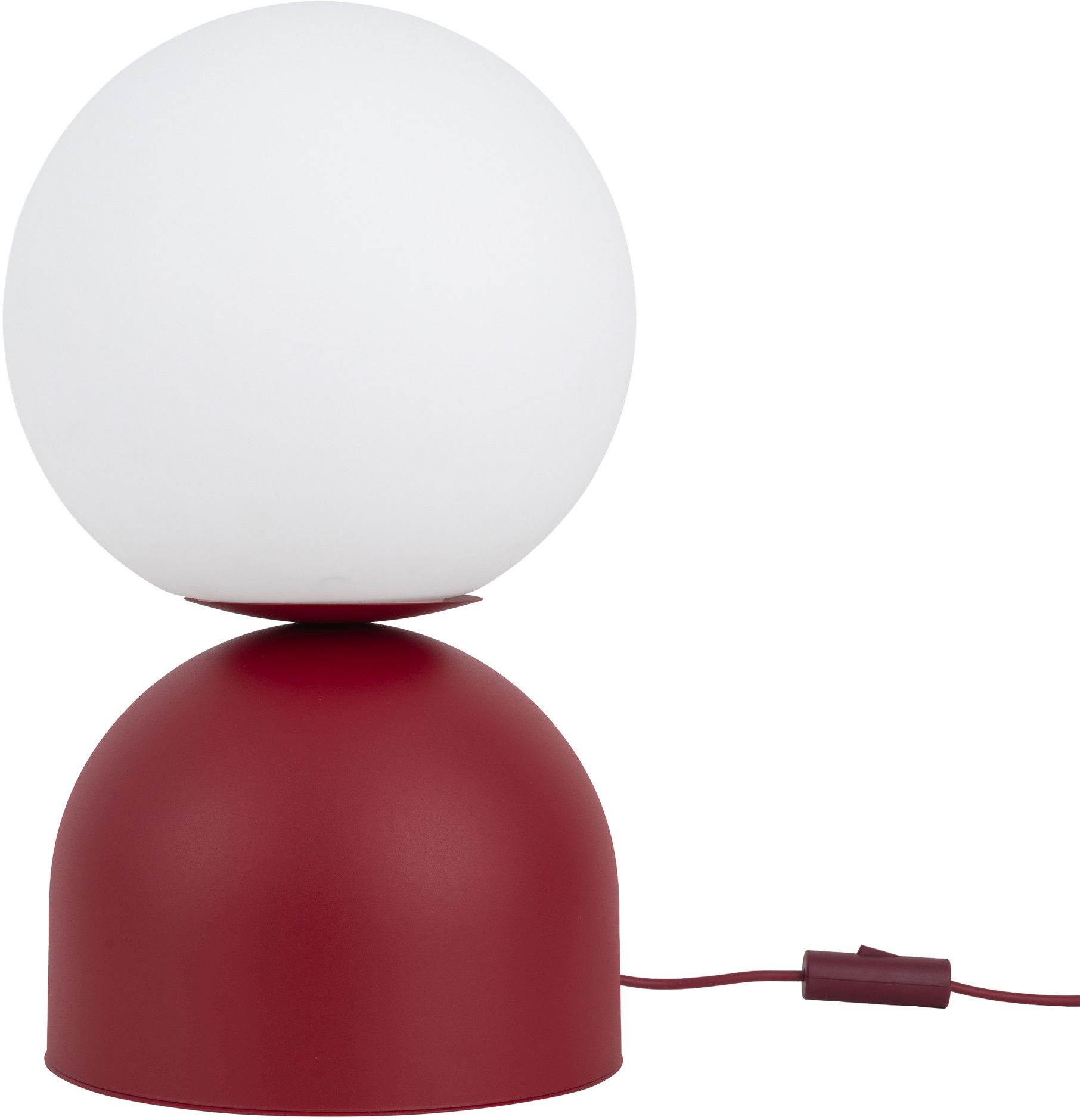 TK Lighting Miki nachtlampje voor kinderen 1x15 W wit-bourgondisch rood 16217