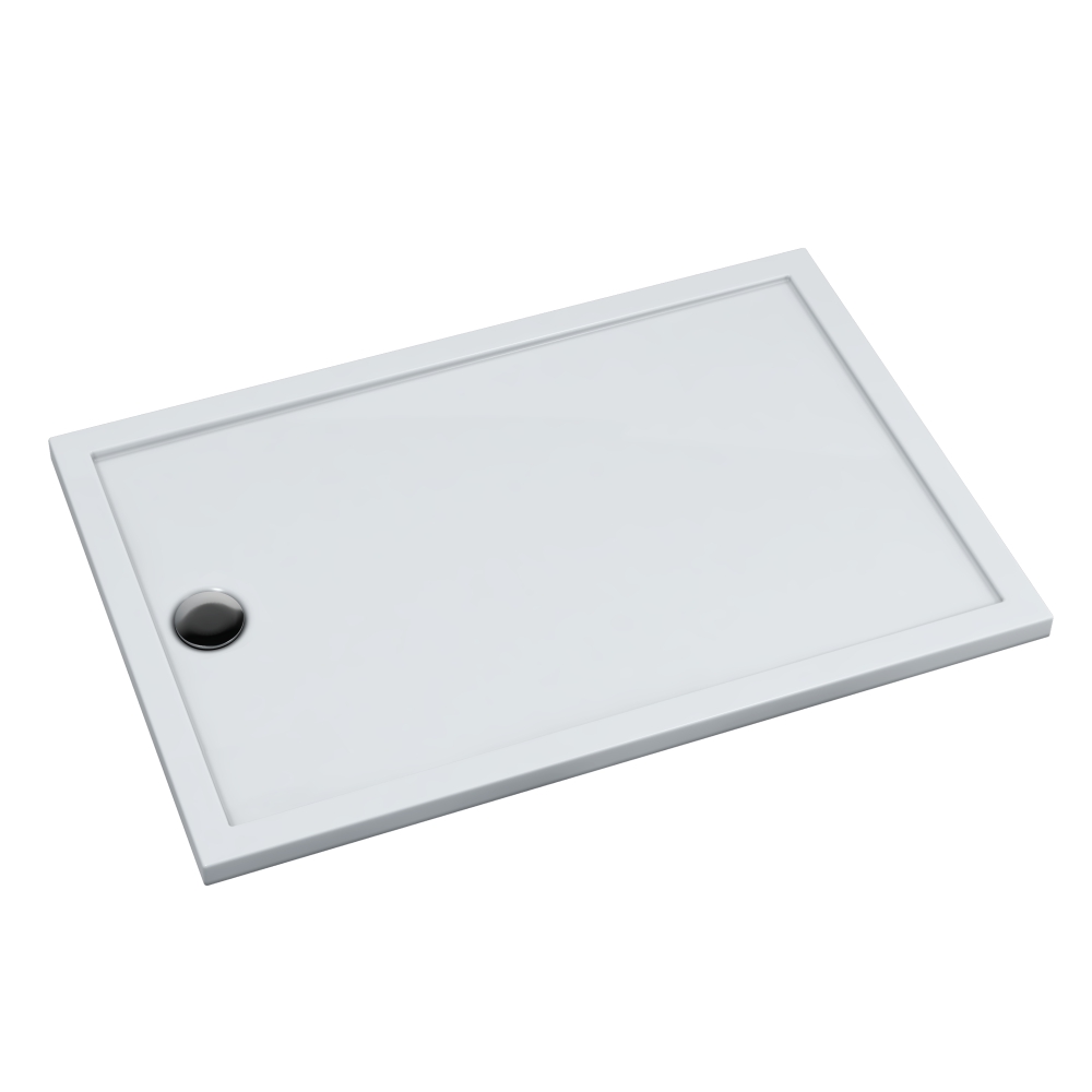 Schedline Sharper rechthoekige douchebak 160x80 cm wit 3S.S2P-80160