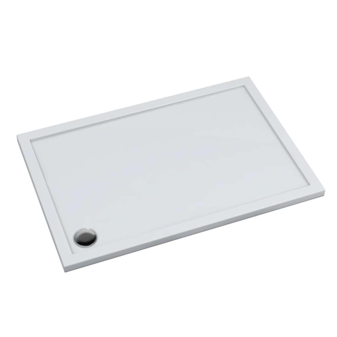 Schedline Sharper rechthoekige douchebak 80x75 cm wit 3S.S1P-7580