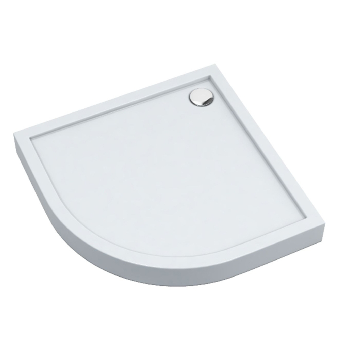 Schedline Cameron halfronde douchebak 100x100 cm wit 3ST.C1O-100100