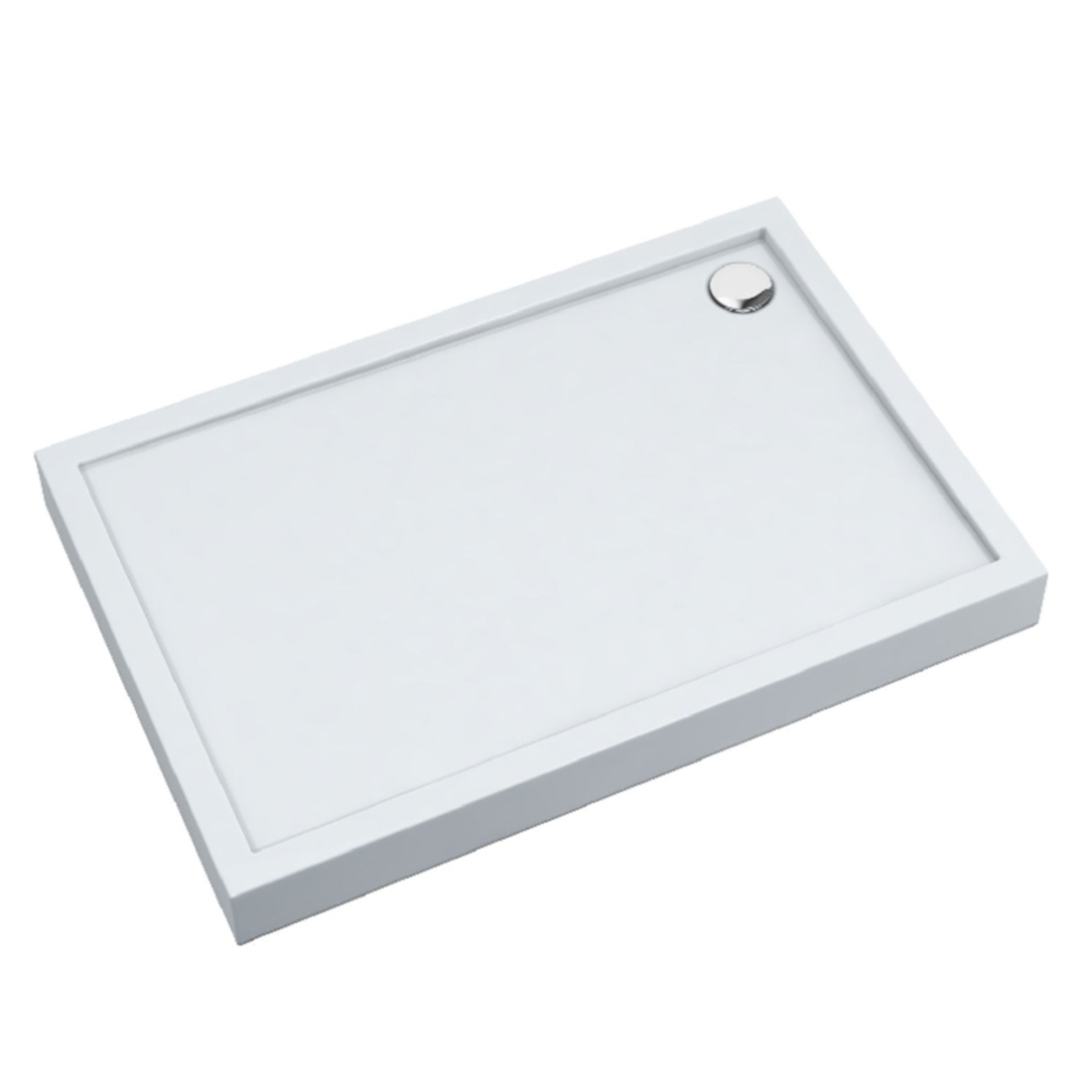 Schedline Cameron rechthoekige douchebak 160x80 cm wit 3ST.C1P-80160