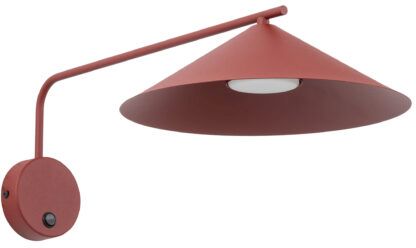 TK Lighting Lume M wandlamp 1x11 W bourgondisch rood 11694