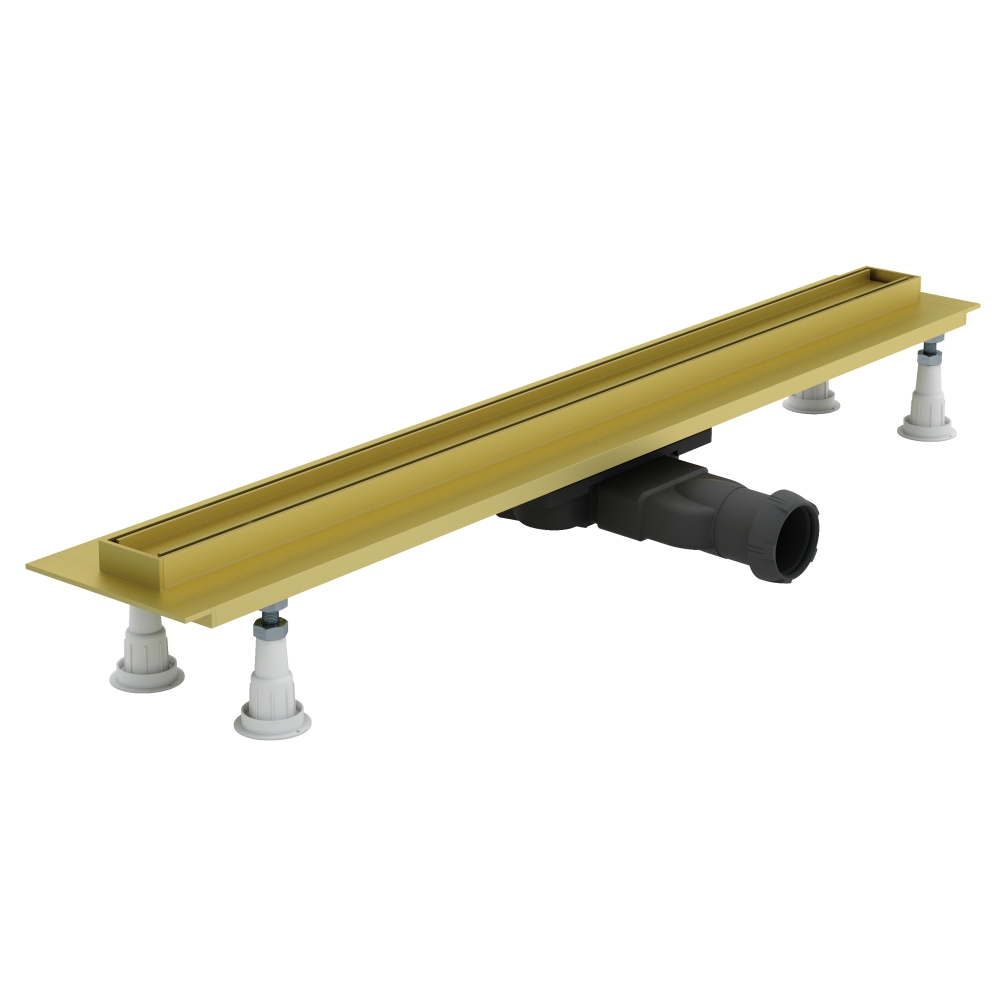Schedline Slight Line Low Gold lineaire afvoer 100 cm gouden SOLPLZ-100035LOW