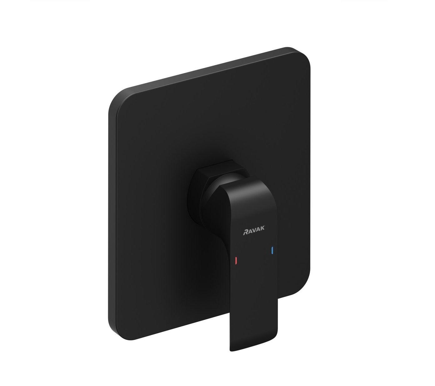 Ravak Flat bad- en douchekraan inbouw zwart X070180