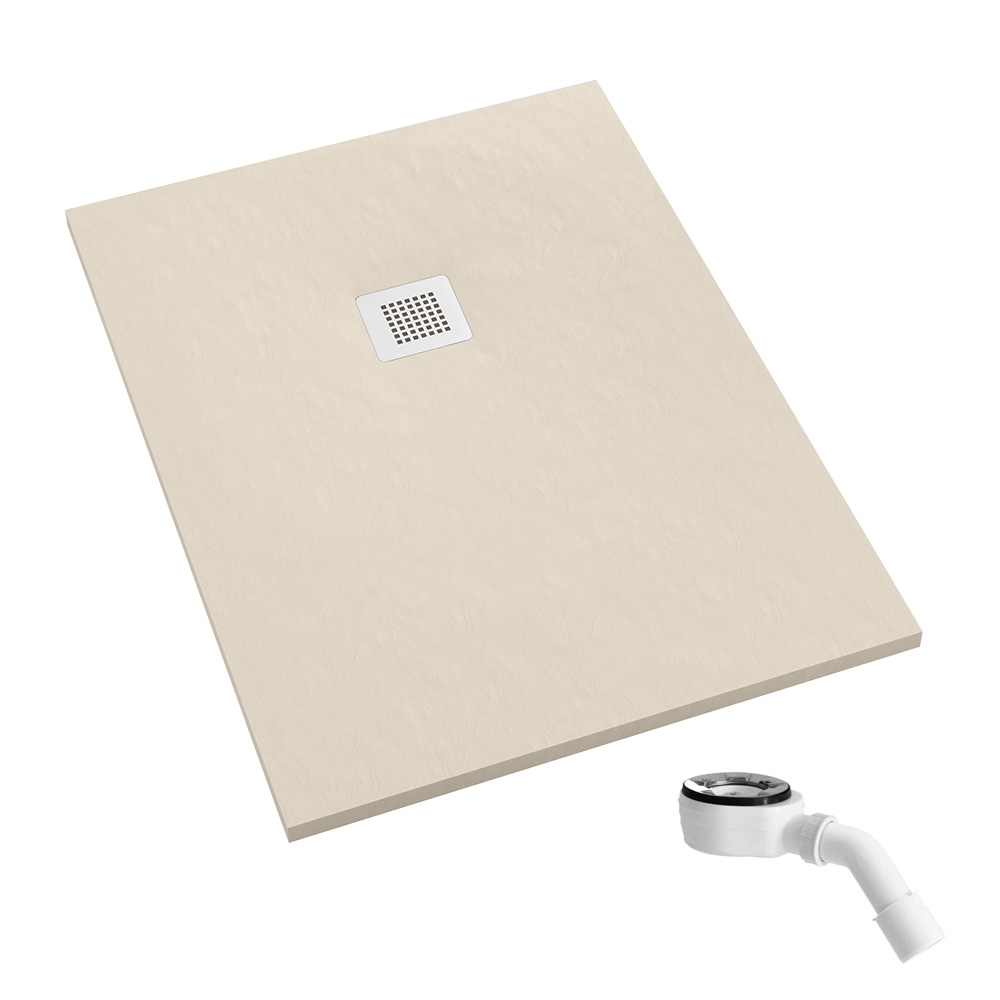 Schedpol Kalait Cashmere Stone rechthoekige douchebak 180x90 cm beige 3.3123/PK/ST-M2