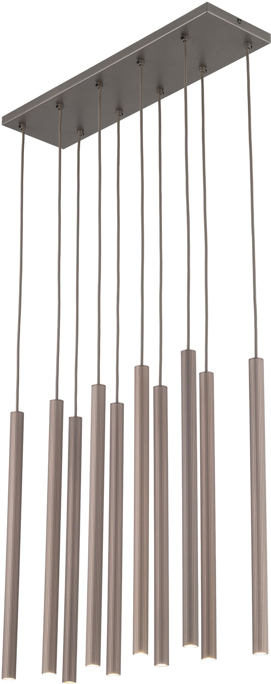 TK Lighting Ferro hanglamp x8 W bruin 11490