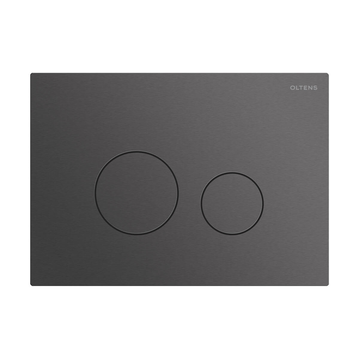 Oltens Lule SteelCore spoelknop voor het toilet grafiet 57001400