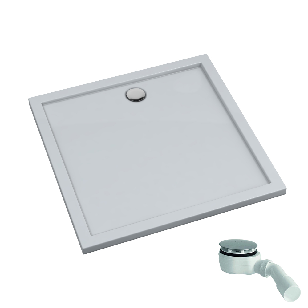 Schedpol Corrina New vierkante douchebak 80x80 cm wit 3.4930