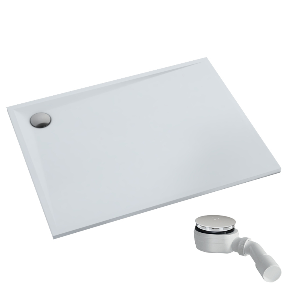 Schedpol Etrusco rechthoekige douchebak 140x90 cm wit 3.471