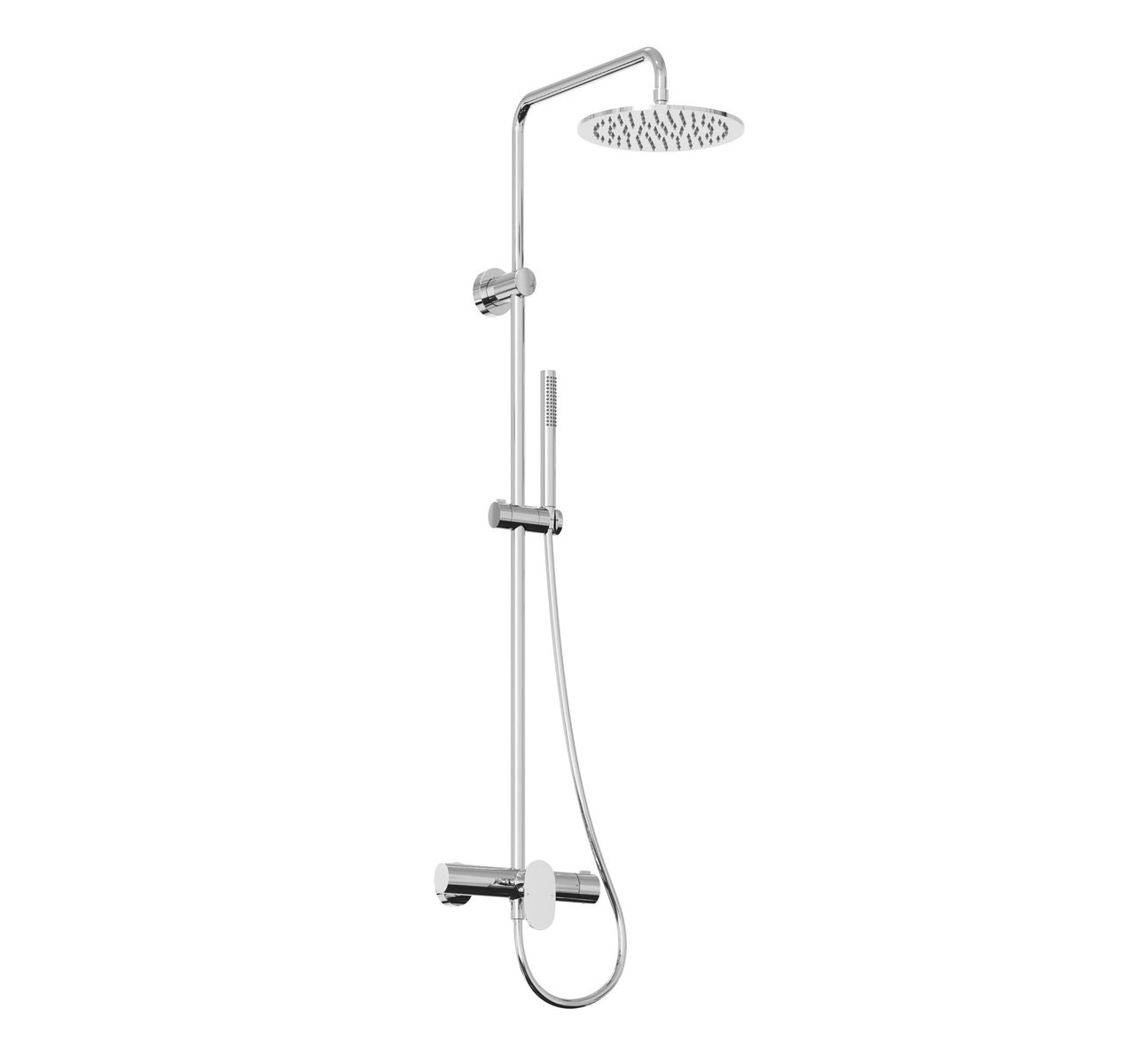 Ravak Spring douchekraan wand chroom X070540