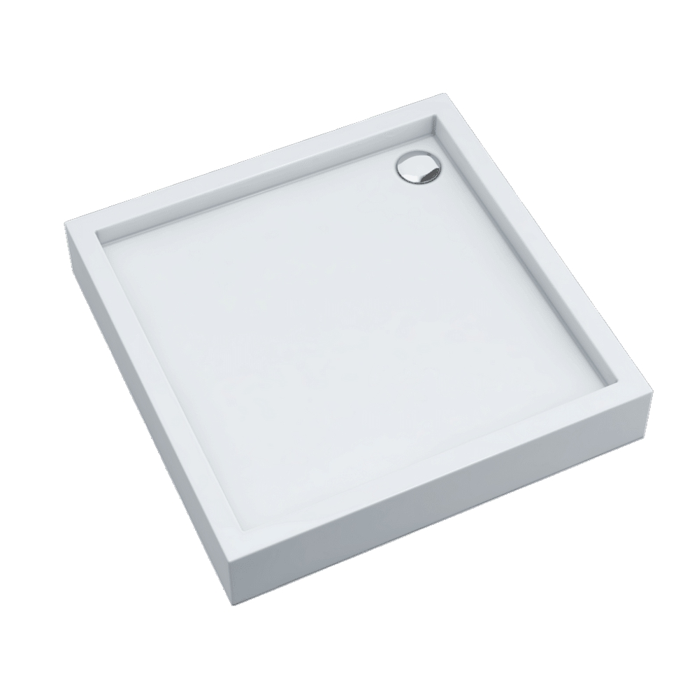 Schedpol Medium vierkante douchebak 90x90 cm wit 3.4731