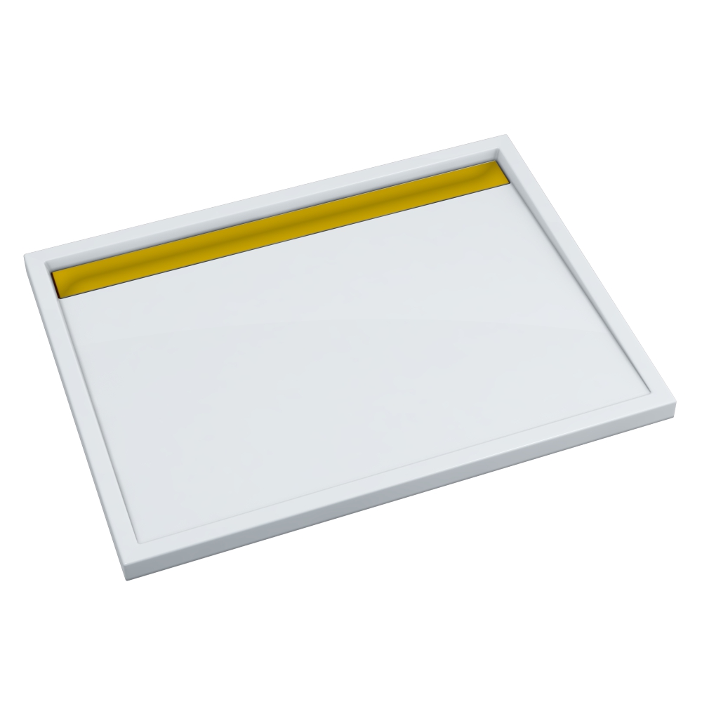 Schedpol Ajax G&W rechthoekige douchebak 100x80 cm wit 3.4228-M/Z/G