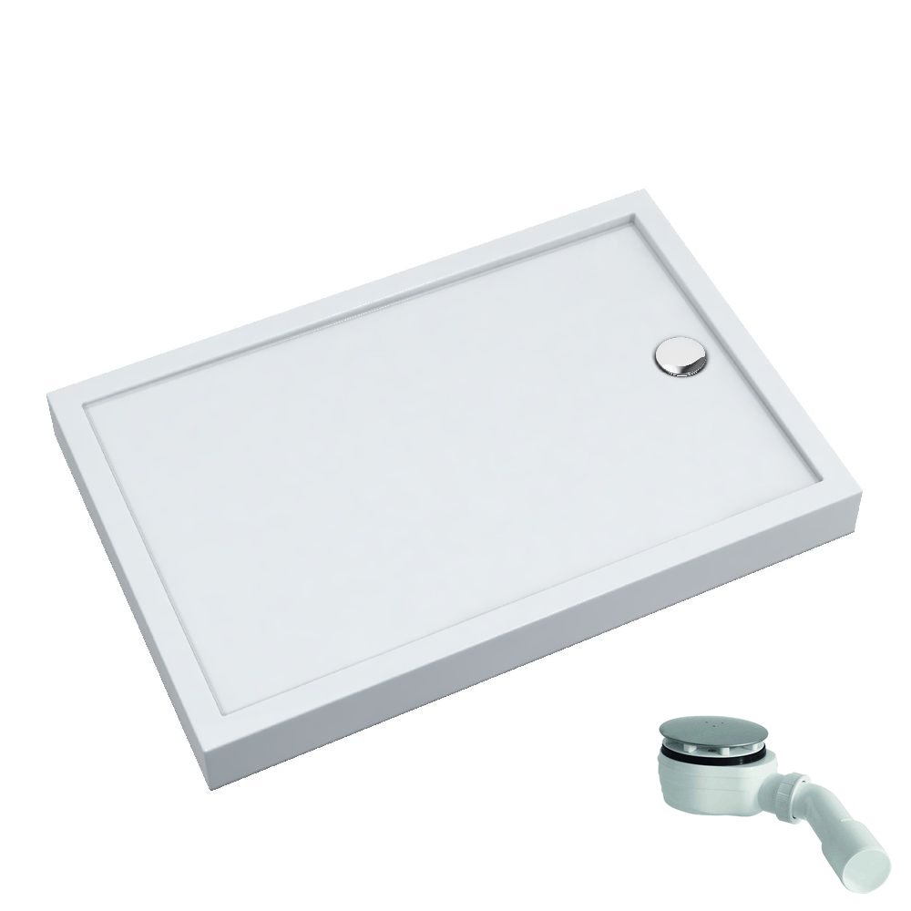 Schedpol Competia New rechthoekige douchebak 180x75 cm wit 3.4684
