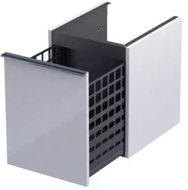 Oristo Etna kast 40x45.5x50 cm hangend langs de zijkant wit OR52-SN1S-40-1