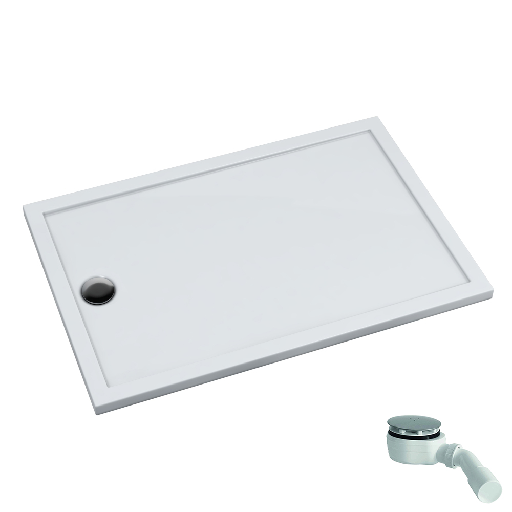 Schedpol Caspar New rechthoekige douchebak 120x70 cm wit 3.2866