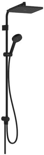 Hansgrohe Activera Q doucheset wand met regendouche zwart 28757670