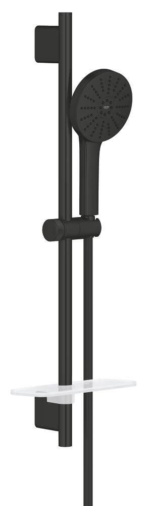 Grohe Vitalio Joy doucheset wand zwart 1348662430