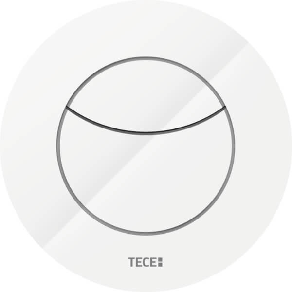 Tece Flushpoint spoelknop voor het toilet wit 9240981