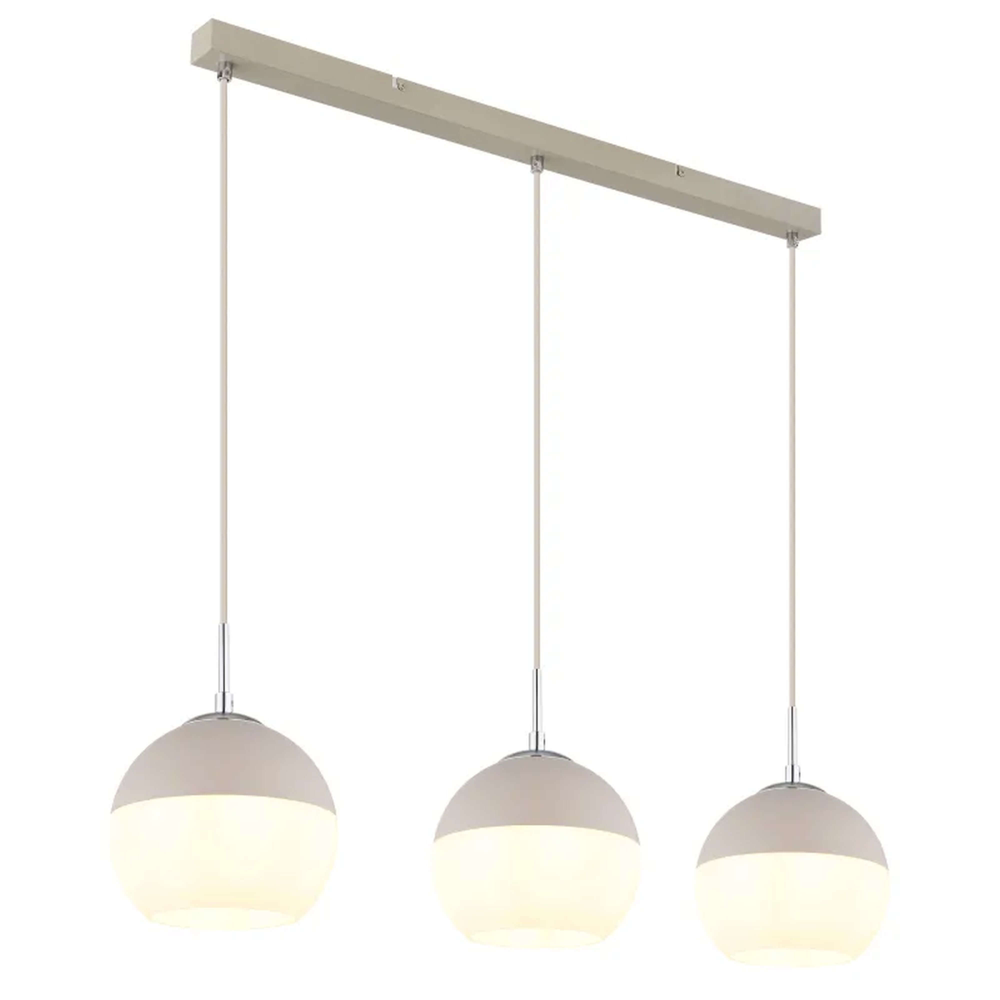 Globo Lighting Ragusa hanglamp 3x60 W zandkleurig 15999-3H