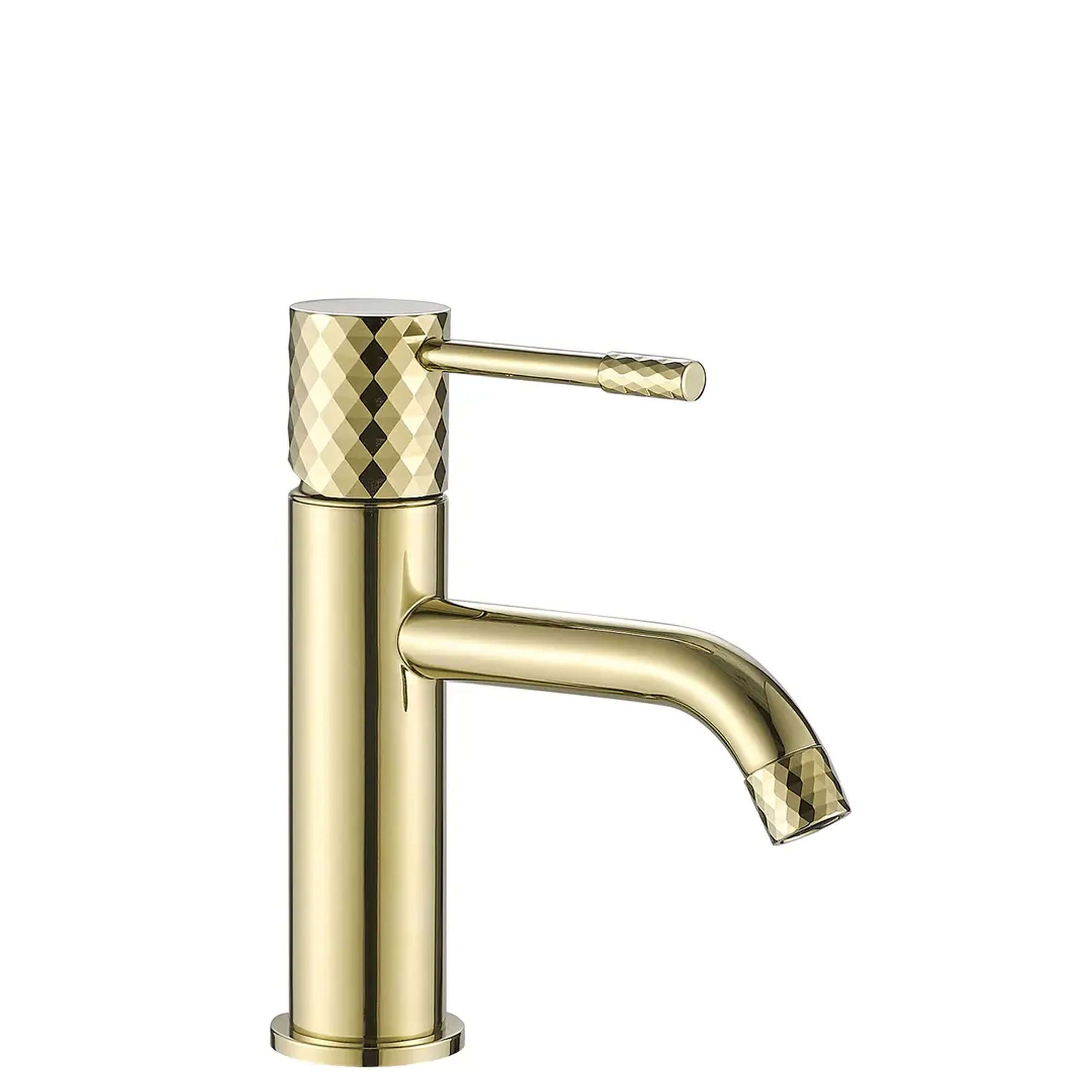 Rea Lungo wastafelkraan staand gouden REA-B8993